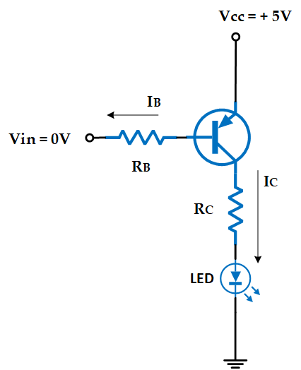 an image of transistor switch circuit