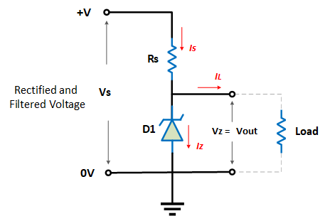 image of zener diode circuit