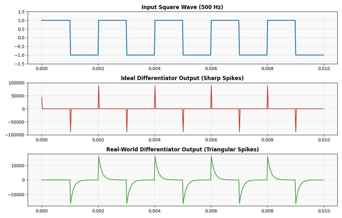 image of square waves and sharp spikes